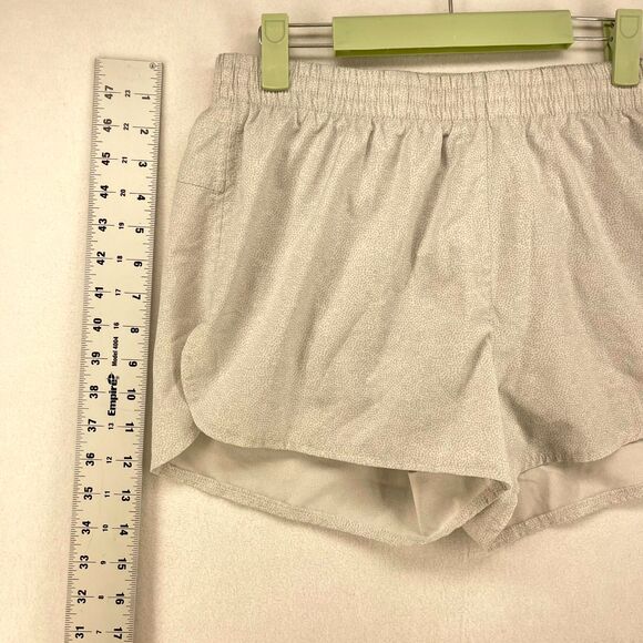 Asics Running Shorts Ladies Athletic Shorts With Lining White/Gray Size M - Picture 10 of 10